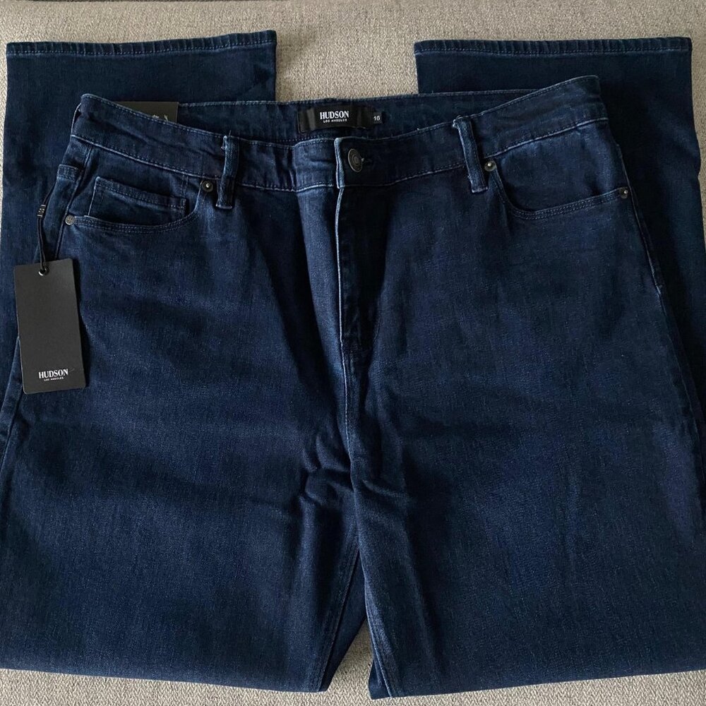NEW Hudson Women's Midrise Straight Stretch Denim Jean, Obscurity Blue, 8, 10,16